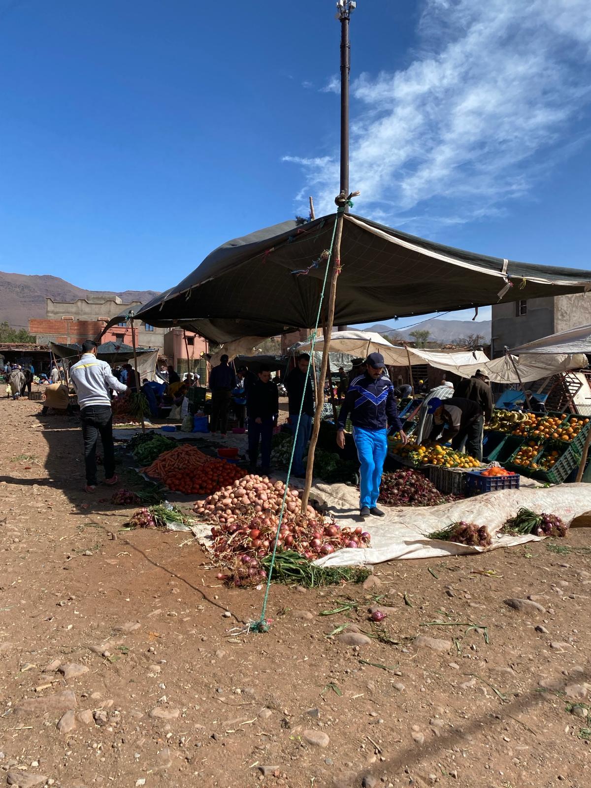 Le marché de Telouet