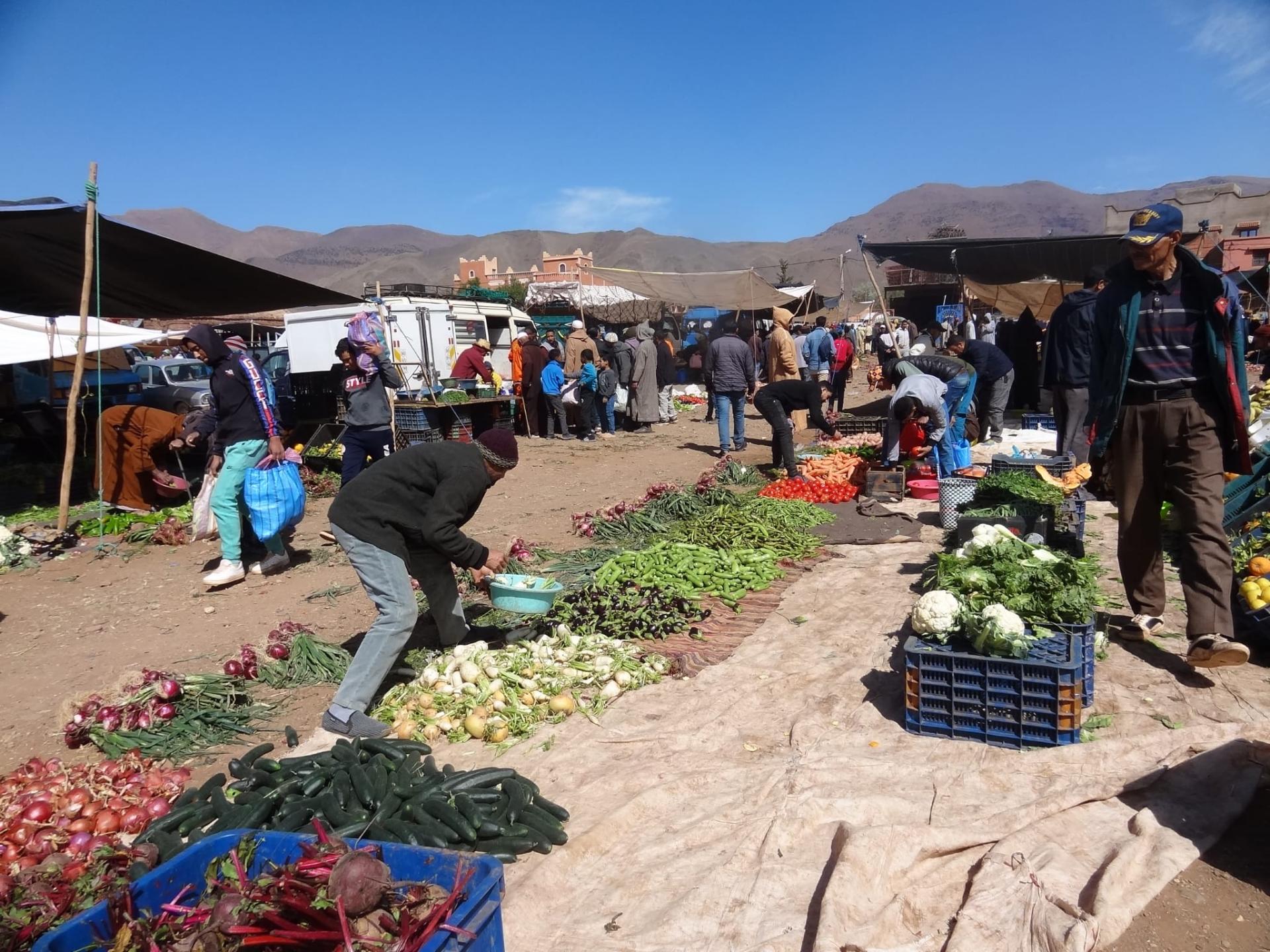 Le marché de Telouet